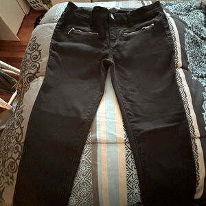 Nice sleek stretch black dressy or casual pants either cooler pockets